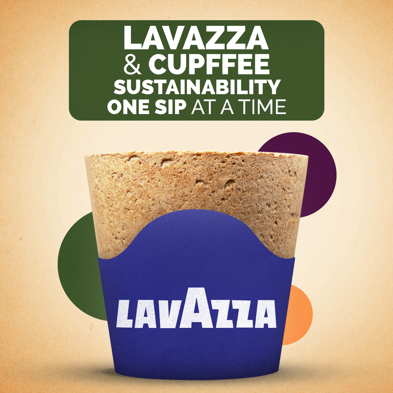Cupffee and Lavazza: Pioneering Sustainability One Sip at a Time